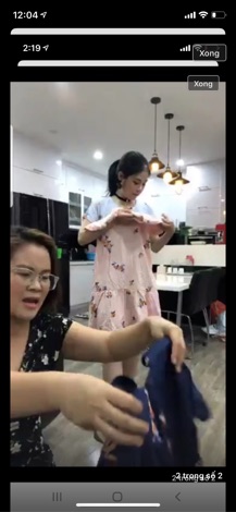 Váy xả siêu shock