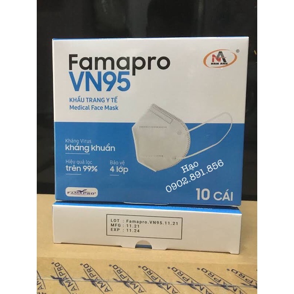 Khẩu trang VN95 Famapro chính hãng