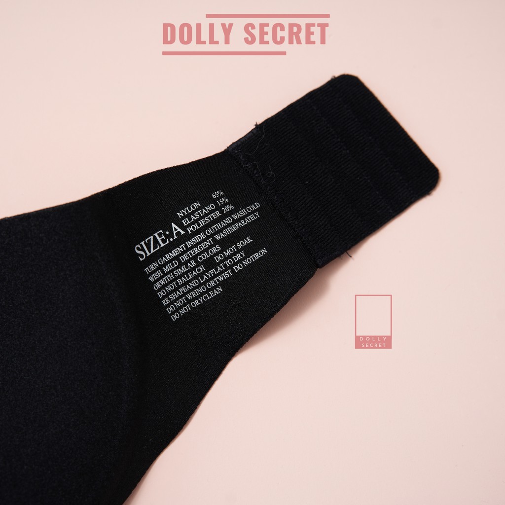 Áo lót nữ su đúc không dây chống tuột mút dày nâng ngực tặng kèm đai trong DOLLY SECRET A05 | BigBuy360 - bigbuy360.vn