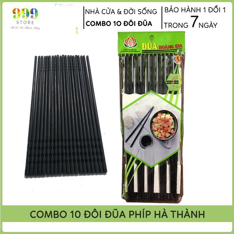 Set 10 Đôi Đũa Phíp Hà Thành, Chuyên Dùng Cho Nhà Hàng, Cửa Hàng Ăn, Gia Đình, Bán Giá Sỉ