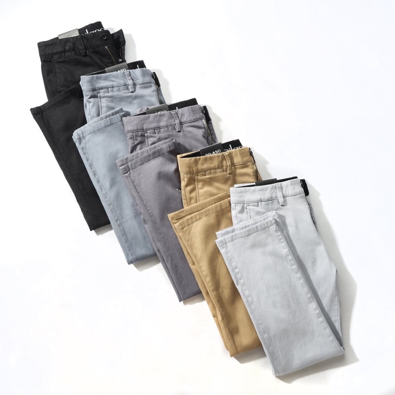 [Mã BMBAU50 giảm 7% đơn 99K] Quần Kaki Nam Basic Kaki dài basic co giãn cao cấp nhiều màu DILANO KKD02