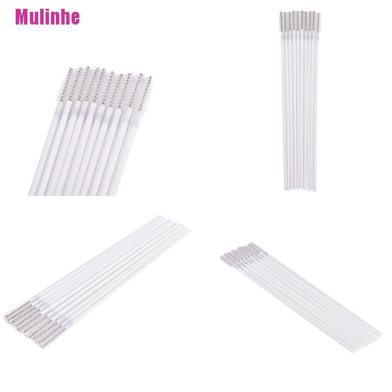 [Mulinhe] Mới 10 Ống Hút Thép Không Gỉ Tái Sử Dụng Được