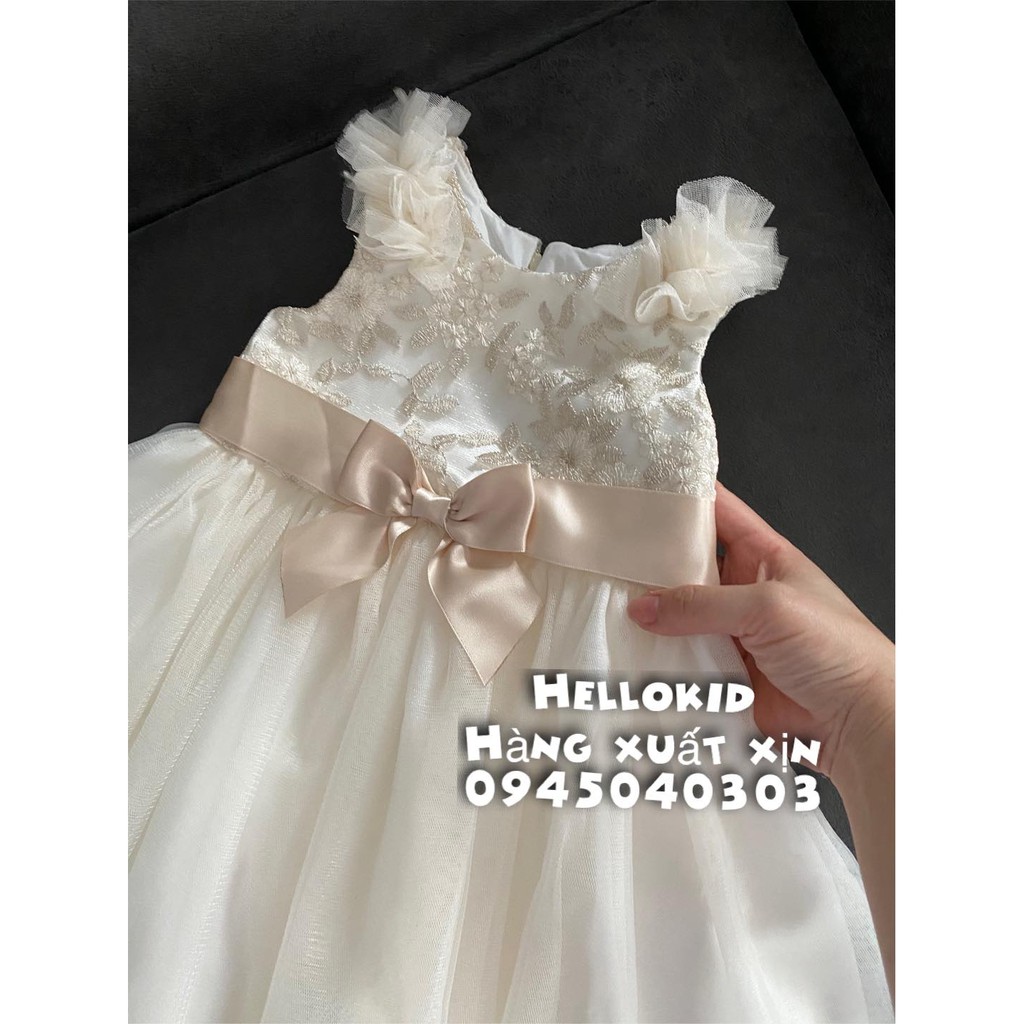 [Mã FAMAYFA2 giảm 10K đơn 50K] Váy trắng nơ hoa nổi Party | BigBuy360 - bigbuy360.vn