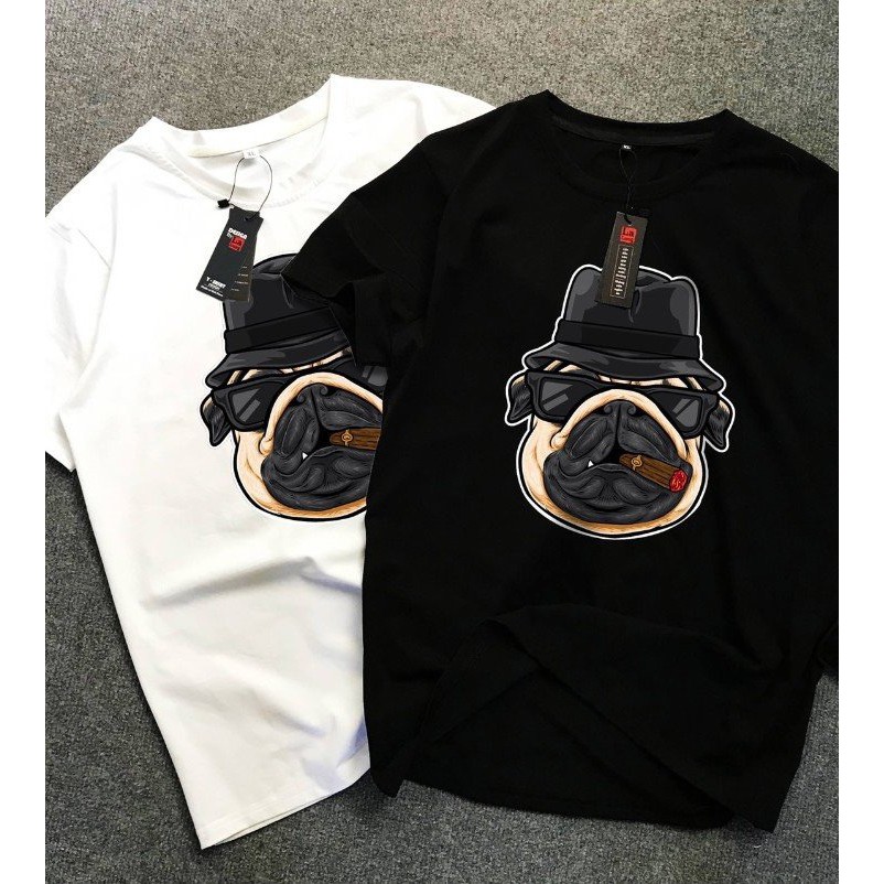 Áo Thun Tay Lỡ Nam Nữ Unisex In Hình Pug Xiga Cá Tính - ATIN14 (nhiều màu) | BigBuy360 - bigbuy360.vn
