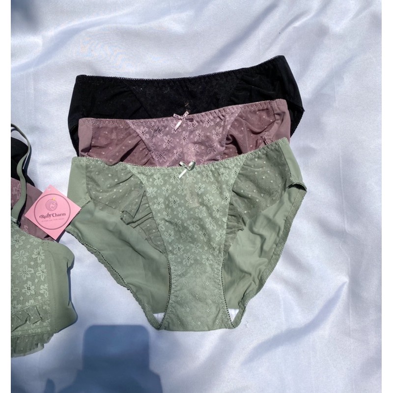 Áo lót hình nơ đệm đúc nâng đẩy vòng một - có kèm quần- RUBYCHARM-BG-693577-2909 | BigBuy360 - bigbuy360.vn