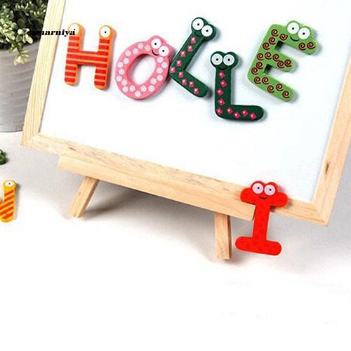 Set 26 chữ cái tiếng anh có nam châm kiểu dáng dễ thương cho trẻ học mặt chữ