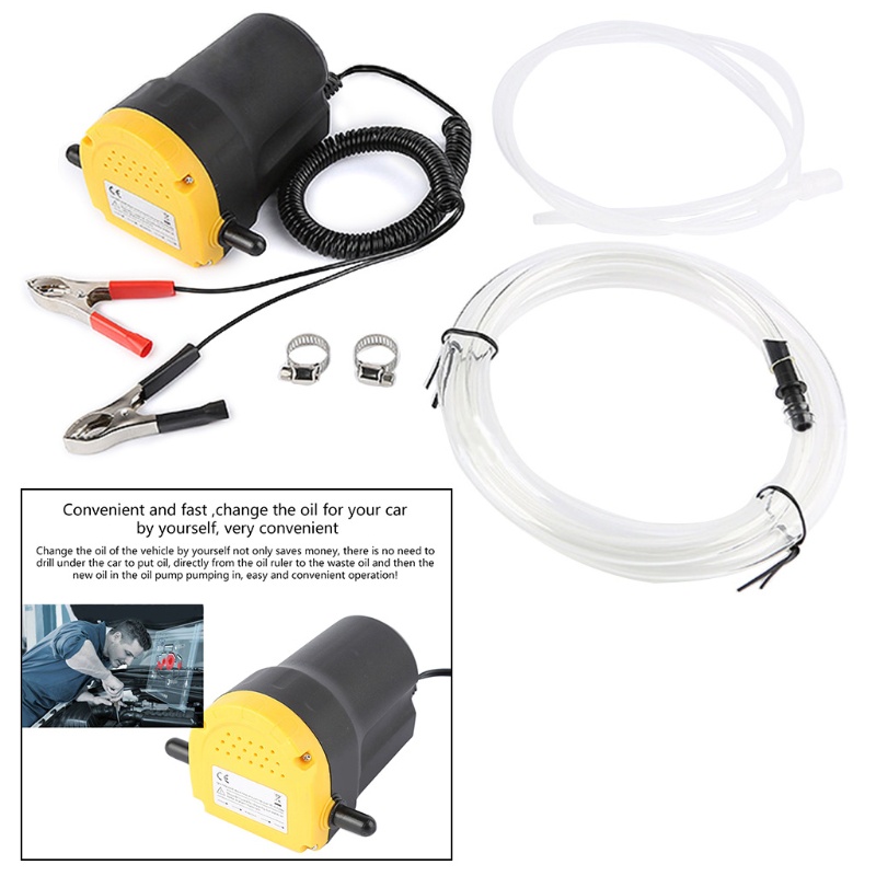 Máy Bơm Dầu 12V 60W Chuyên Dụng Cho Xe Hơi / Tàu Thuyền