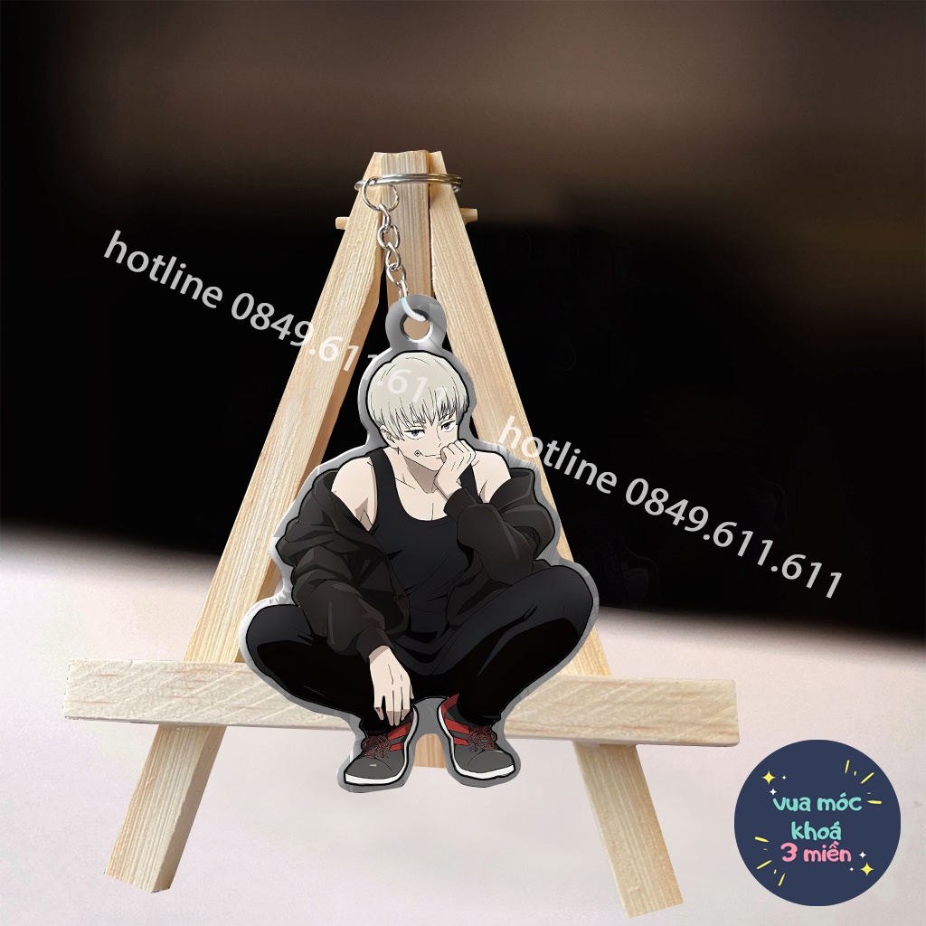 Móc khóa anime Jujutsu Kaisen chú thuật hồi chiến in hình nhân vật Toge Inumaki