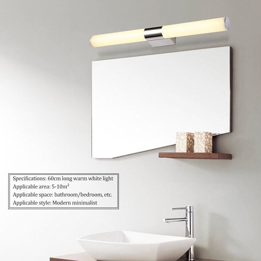 Đèn LED 12W 16W 110V-24 Ánh Sáng Trắng Ấm Chống Thấm Nước Bằng Thép Không Gỉ Gắn Tường Phòng Tắm