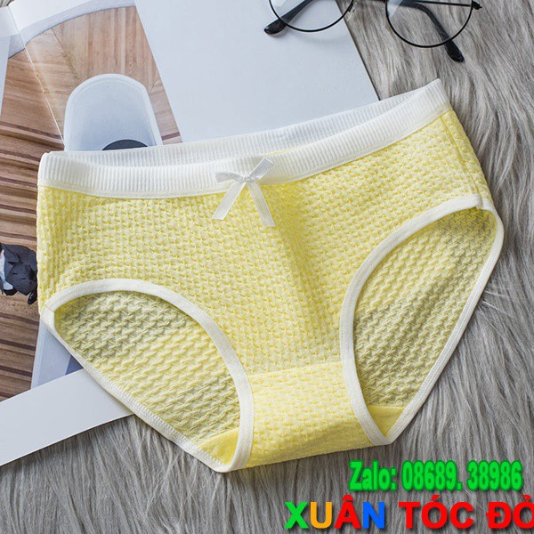[Mã WASTDEP giảm 5K đơn bất kì] SỈ ZALO RẺ HƠN NHIỀU_ Quần Lót 10 Màu Nơ Thông Hơi Mới Mềm Mịn Đẹp H012 | BigBuy360 - bigbuy360.vn