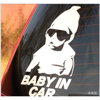Decal baby in car ngộ nghĩnh