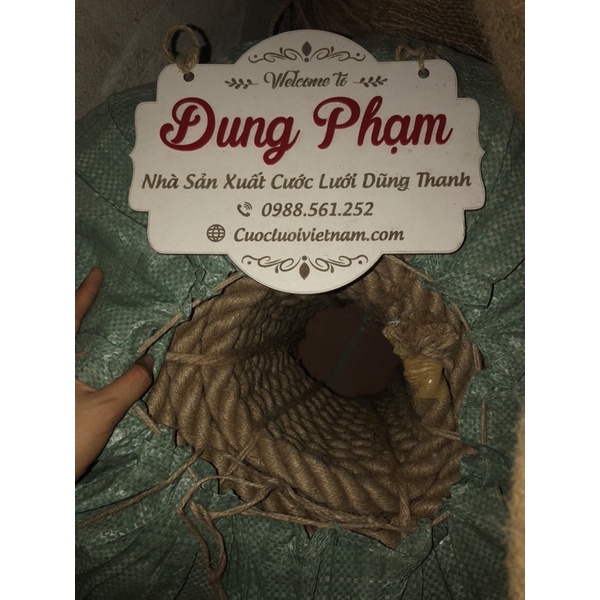 size 26mm - 26ly dây thừng kéo co, trang trí, setup handmade decor, dây gai, dây bố đổ bê tông cầu đường