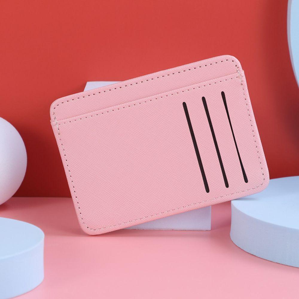 ELEGANT Ví Nữ Mini Đa Năng Màu Trơn Kiểu Dáng Đơn Giản