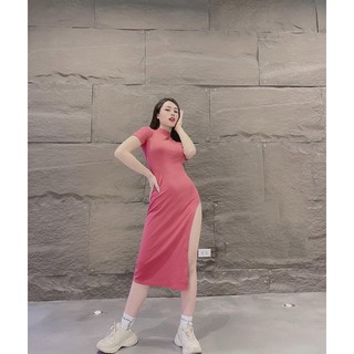 Đầm Body Xẻ Tà Cao