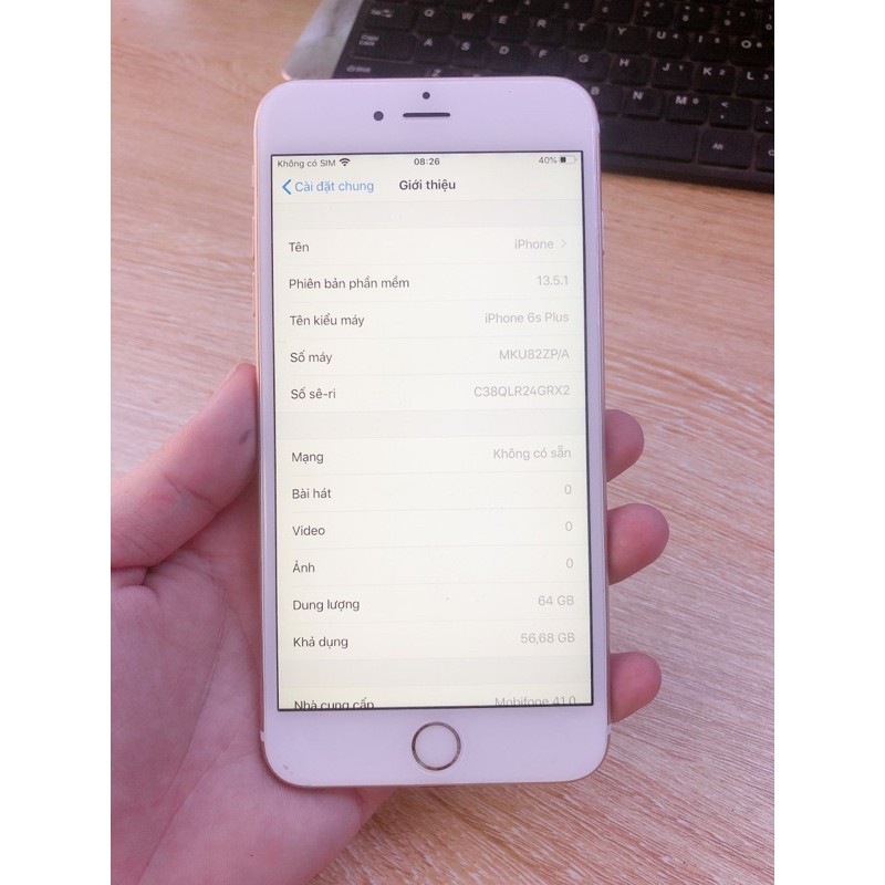 Điện thoại 6s plus🍎 64gb🍎 Máy 98%