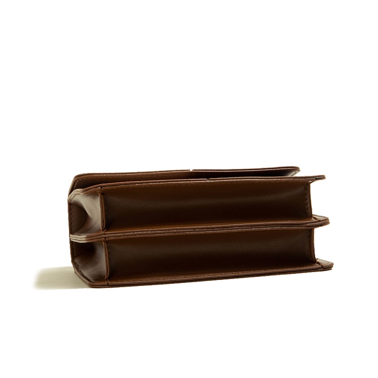 🌸Hàng Order🌸 Túi Xách Muzi&kai Chính Hãng Da Trơn Họa Tiết Nắp Gập Dinh Quai Da Phối Xích Sang Chảnh Nữ Tính 🌸Quảng Châu