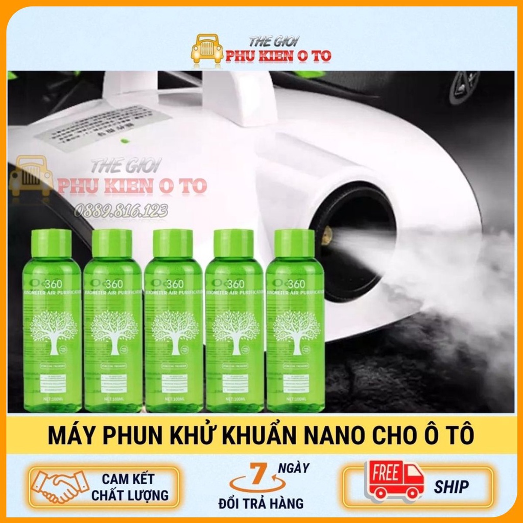 Máy phun khử khuẩn, máy khử khuẩn công nghệ Nano, diệt khuẩn khử mùi làm sạch không khí