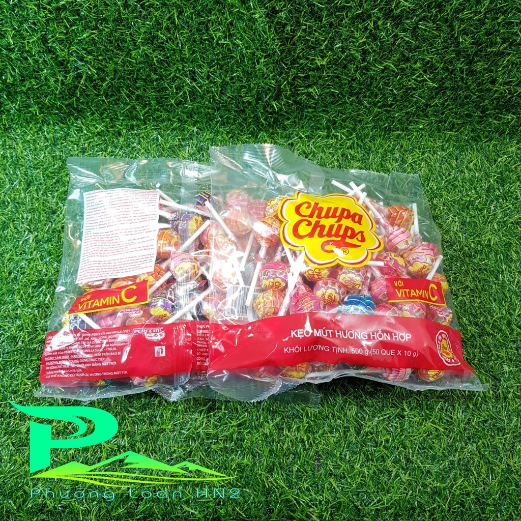 Kẹo Chupachups gói 58 que -60 que 500g