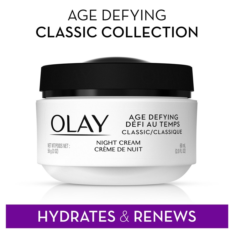 Kem dưỡng ẩm da ban đêm Olay Age Defying Classic Night Cream 56g Hàng Mỹ
