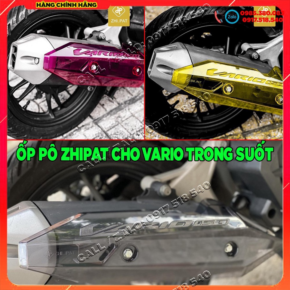 ỐP PÔ TRONG SUỐT CHO VARIO CHÍNH HÃNG ZHIPAT Ảnh thật Sp