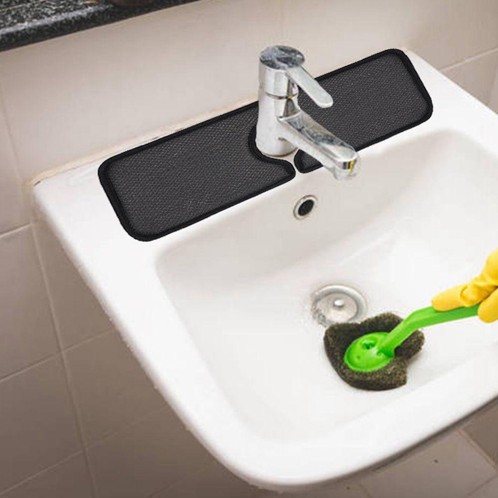 Tấm Vải Sợi Nhỏ Lót Vòi Nước Chống Văng Nước Đa Năng Thanh Lịch Cho Nhà Bếp Nhà Tắm
