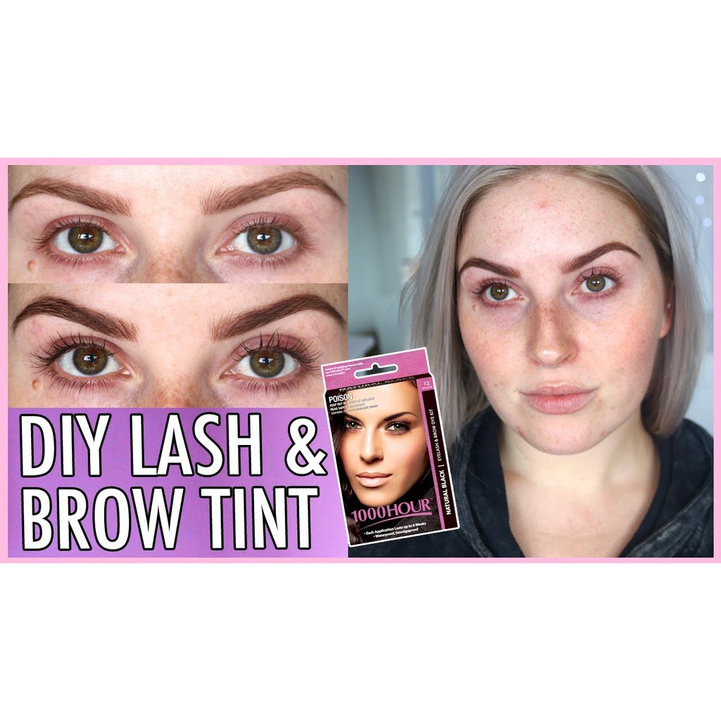 Thuốc Nhuộm Lông Mày Và Mi 1000 Hour Eyelash & Brow Dye Kit 3 Màu Đen - Nâu - Nâu Đen