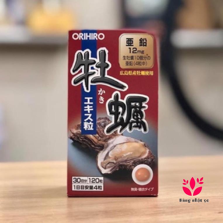 Viên uống tinh chất hàu tươi Orihiro Nhật Bản 120 viên   Nhật Bản