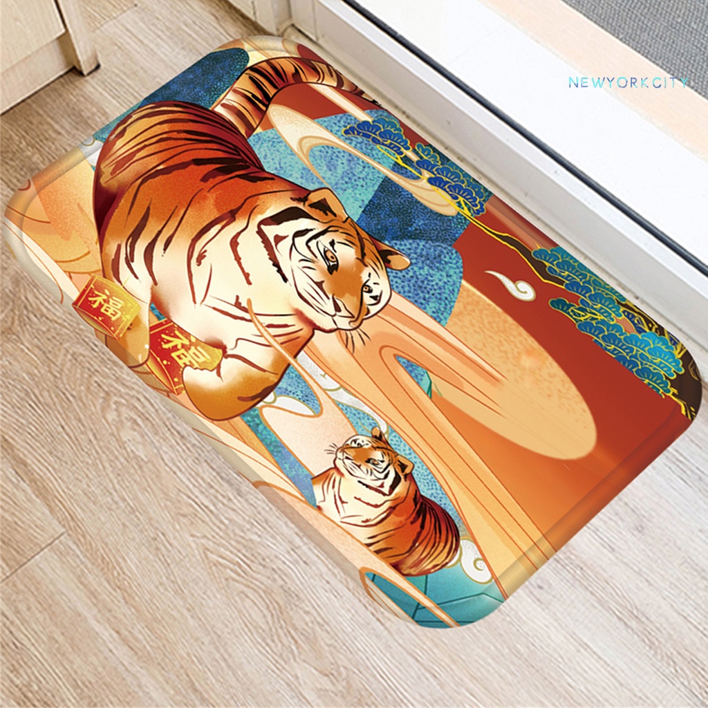 Thảm lót sàn Chống Ẩm Không Phai Họa Tiết Vi Khuẩn Có Thể Giặt Được Dùng Trong Nhà