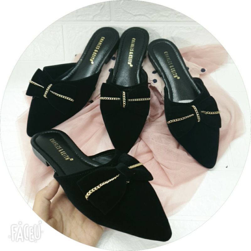 Sục Nhung Nơ xích- Giầy nữ xinh-sục nữ xinh(hình thật) | BigBuy360 - bigbuy360.vn