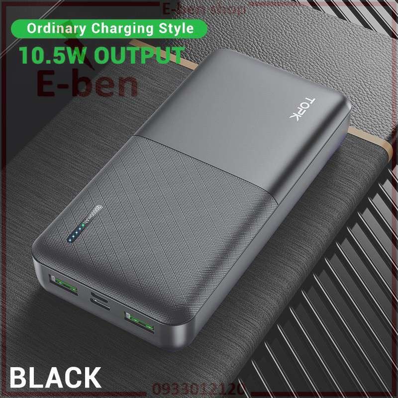 Sạc dự phòng TOPK 20.000 mAh I2009 (Chính hãng, BH 1 năm)