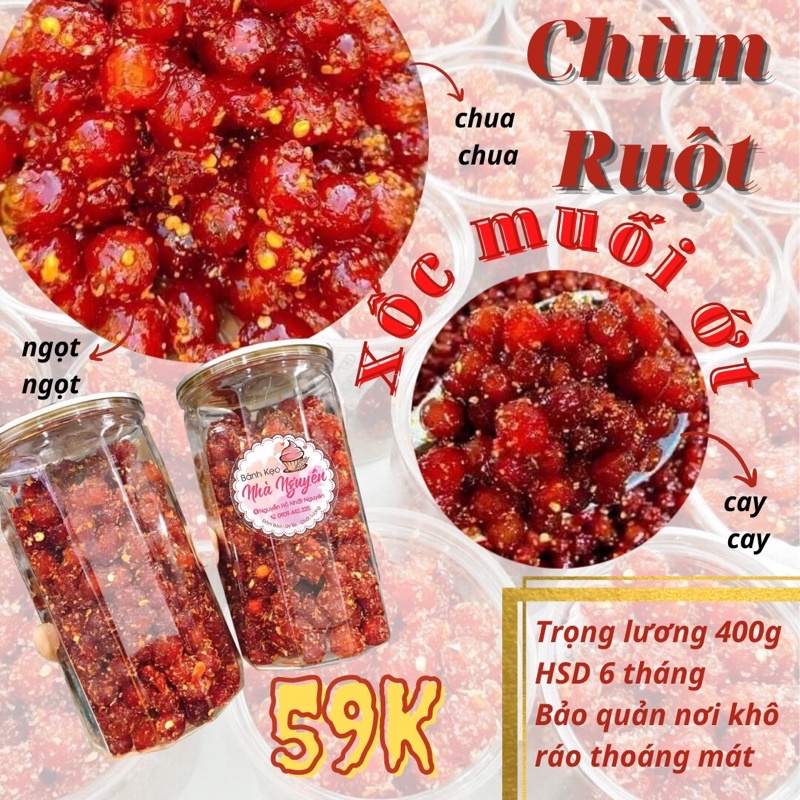 CHÙM RUỘT XỐC MUỐI ỚT