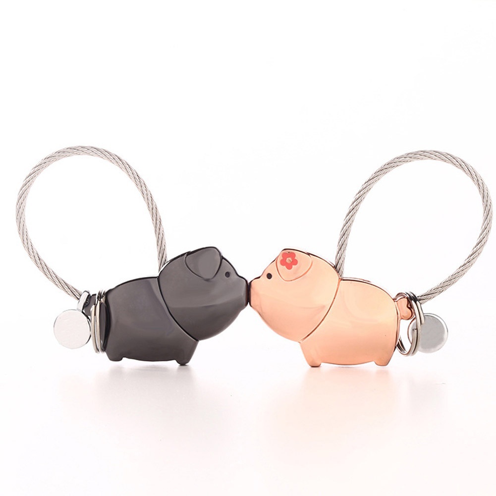 Móc khóa hình heo con dễ thương xinh xắn