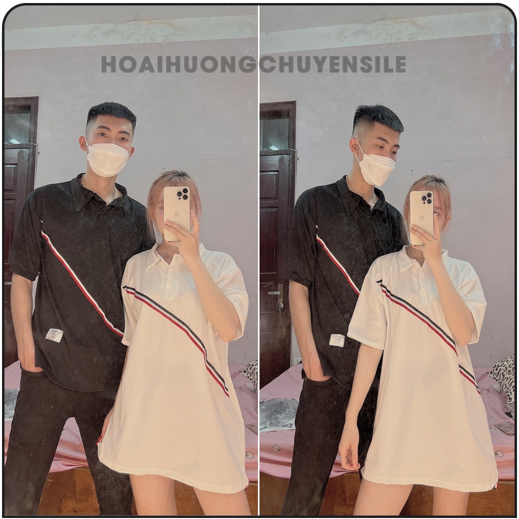 Áo POLO THOME unisex phong cách hàn quốc nam nữ mặc cực đẹp