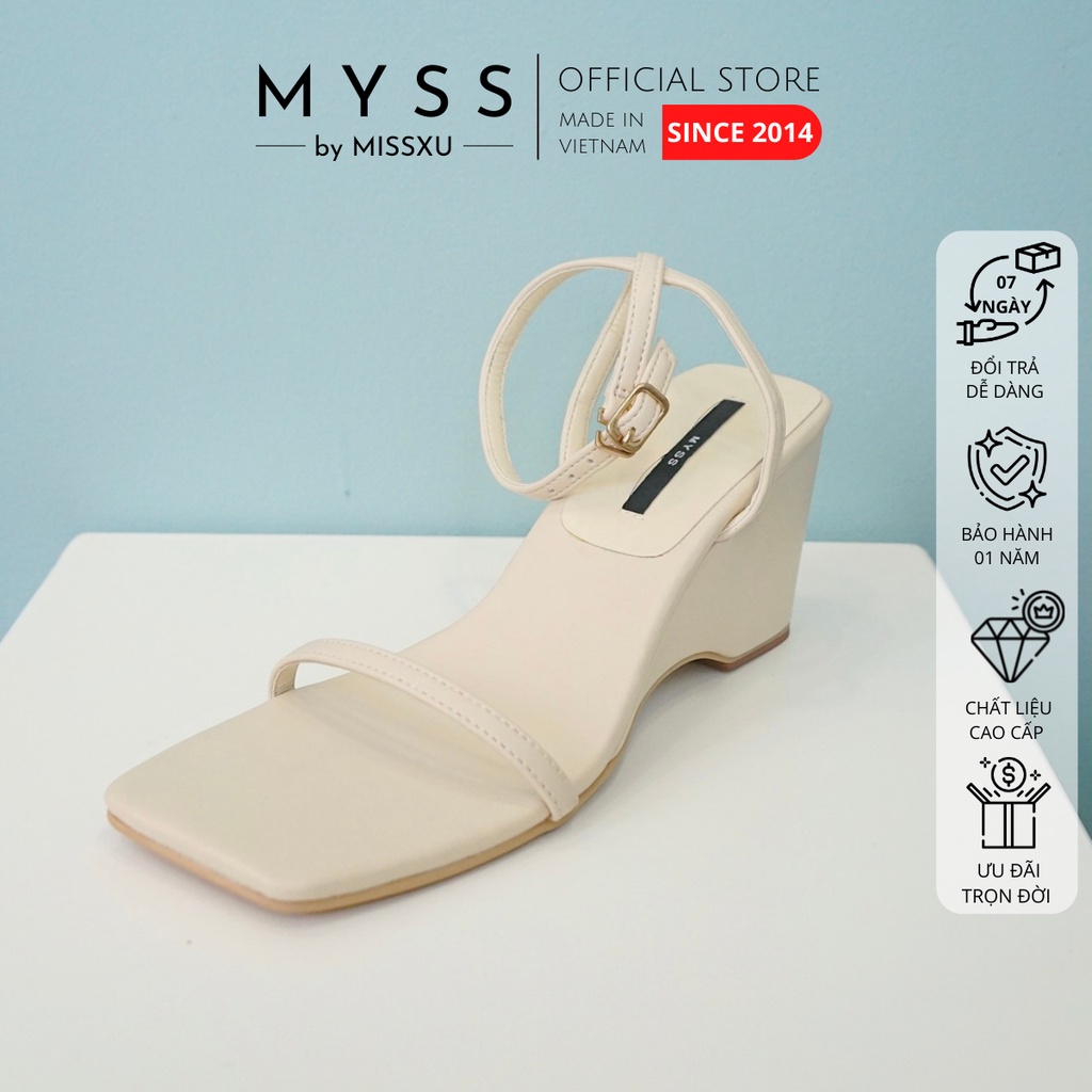 Giày sandal nữ đế xuồng 7cm thời trang MYSS - SD102