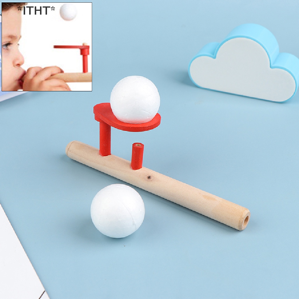 Trò Chơi Thổi Bóng Xốp Bằng Gỗ Vui Nhộn Cho Bé
