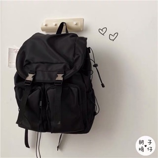 Balo to đen bự unisex nam nữ