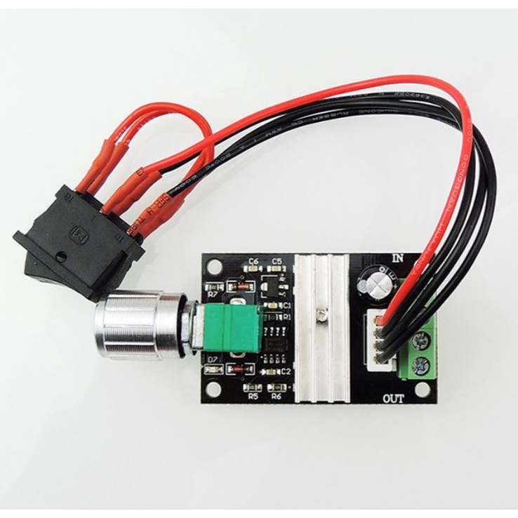 Mạch điều khiển tốc độ động cơ PWM 6-24V 3A Có đảo chiều