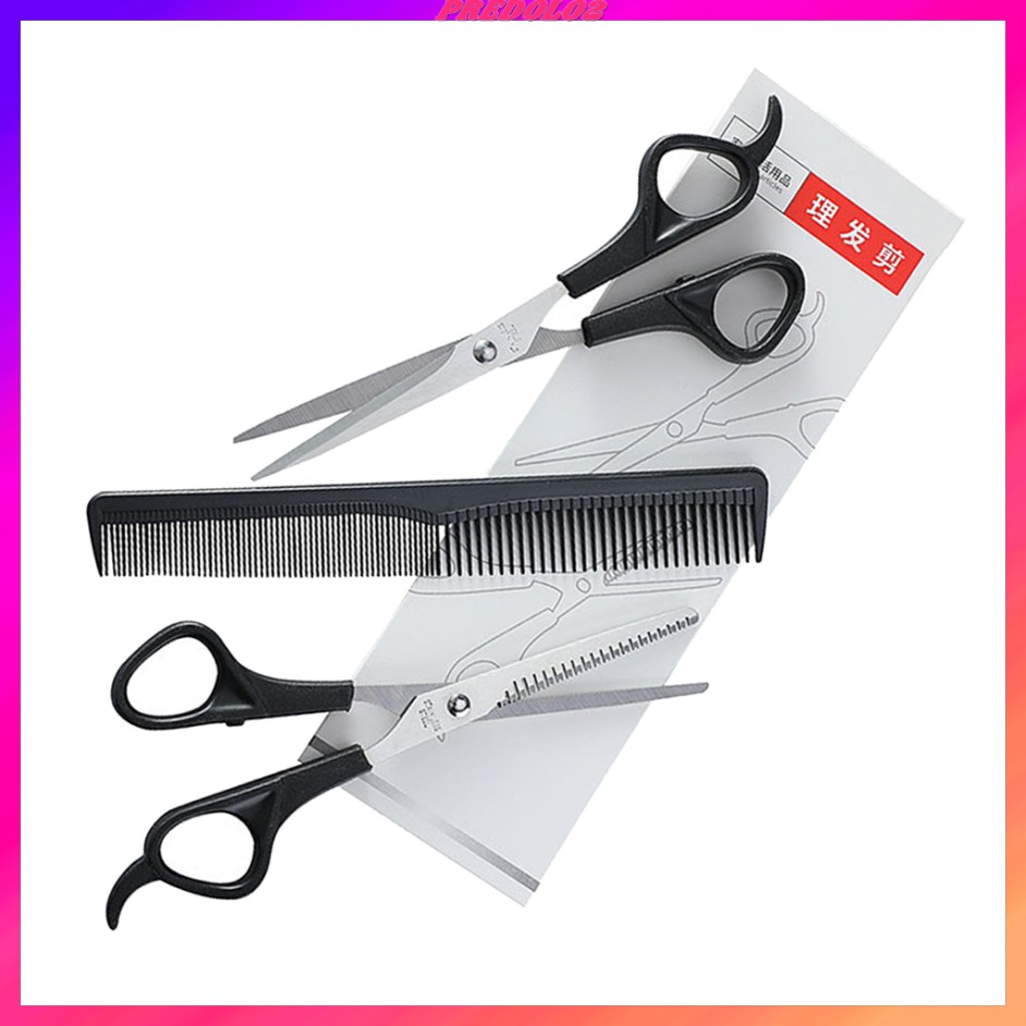 Bộ 2 Kéo Cắt Tóc Kèm Lược Chuyên Dụng Cho Salon Làm Đẹp