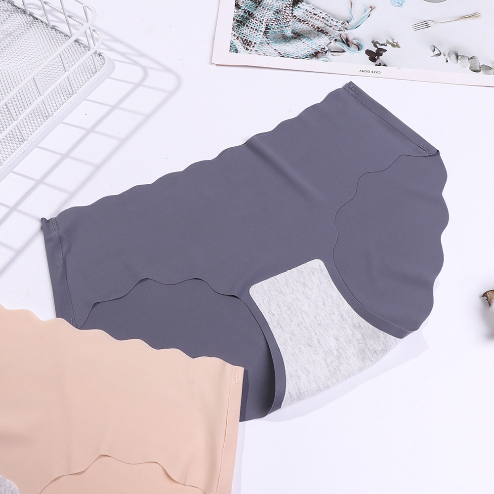 Quần lót nữ không đường may MIHAN1 chất liệu lụa satin lưng thấp nhiều màu sắc thời trang