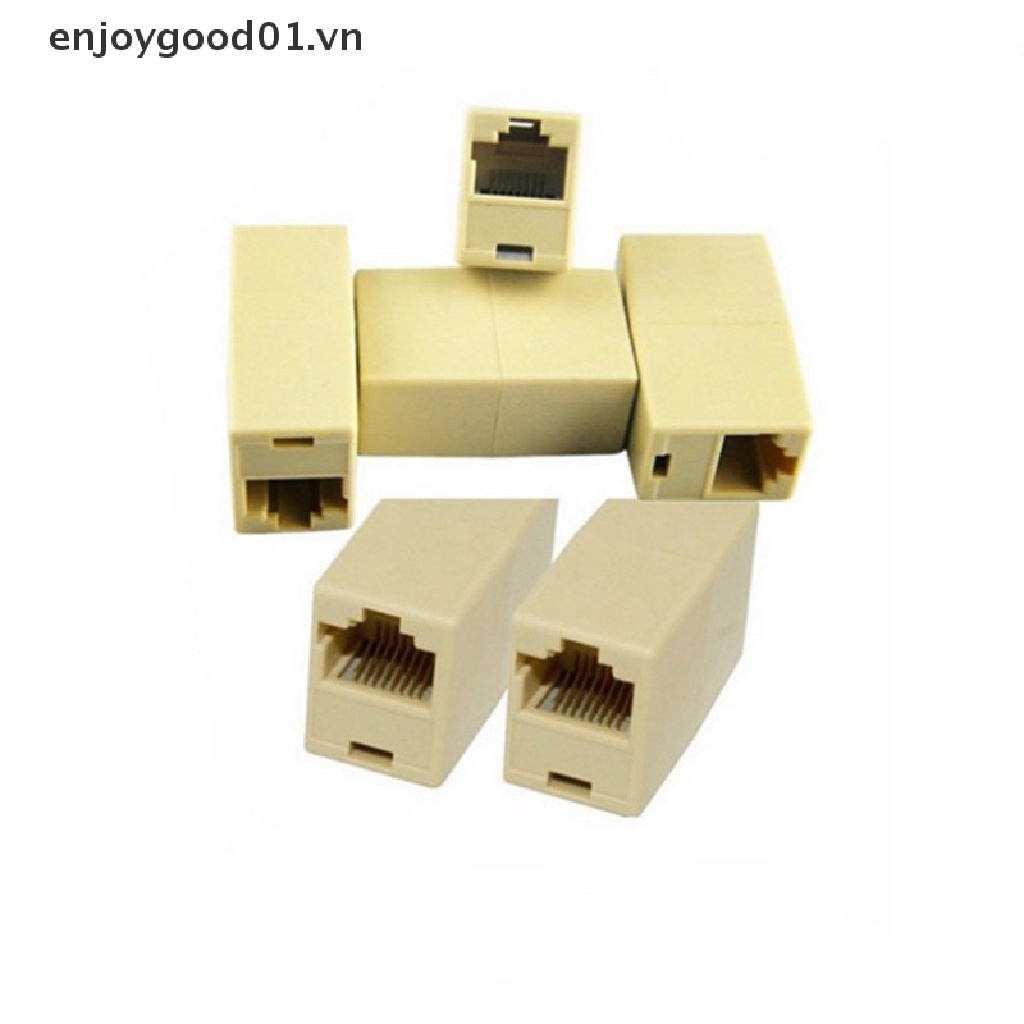 Bộ 10 Đầu Nối Dây Cáp Mạng Lan RJ45 Mới