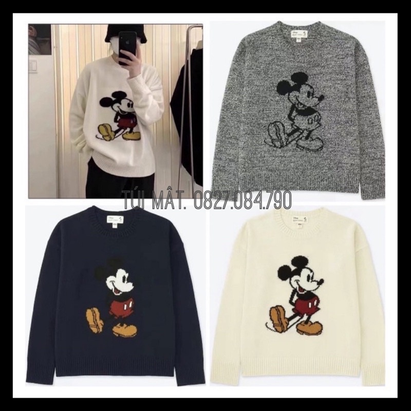 ✅Áo Len Mickey Uni Xuất Dư