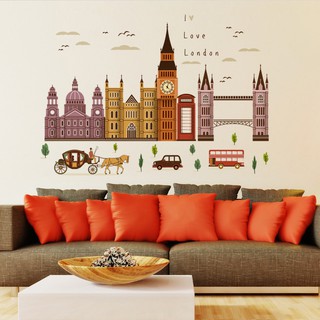 Decal Dán Tường Thành Phố London