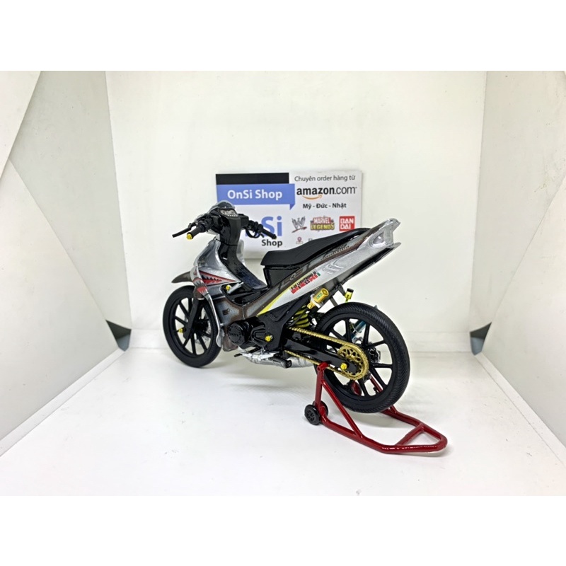 MÔ HÌNH YAZ 125cc  XE MOTOR ĐỘ F-35 TỈ LỆ 1/12