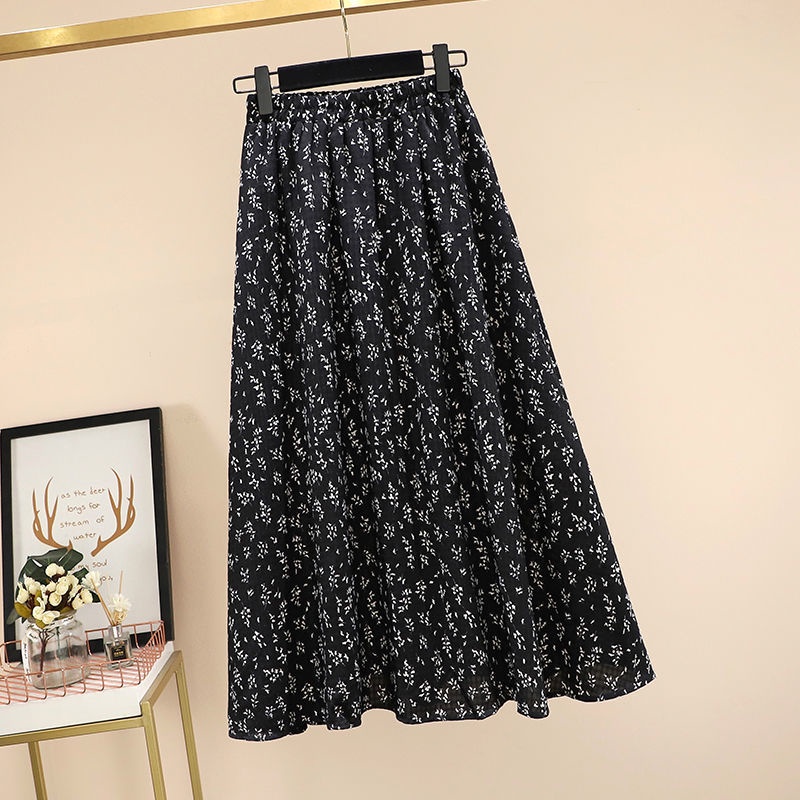 Chân Váy Chữ a Họa Tiết Hoa Thời Trang Cho Nữ