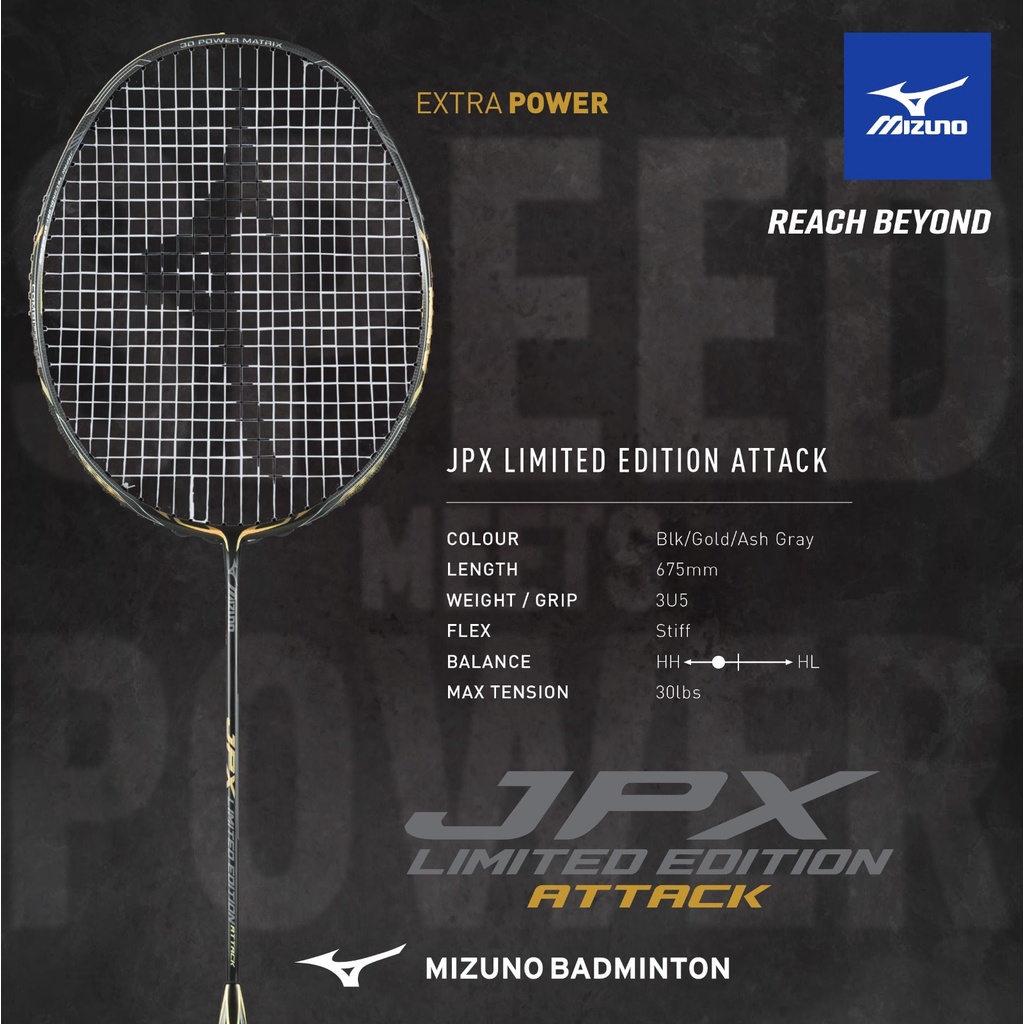 Vợt cầu lông Mizuno JPX LIMITED EDITION ATTACK (Chính hãng)