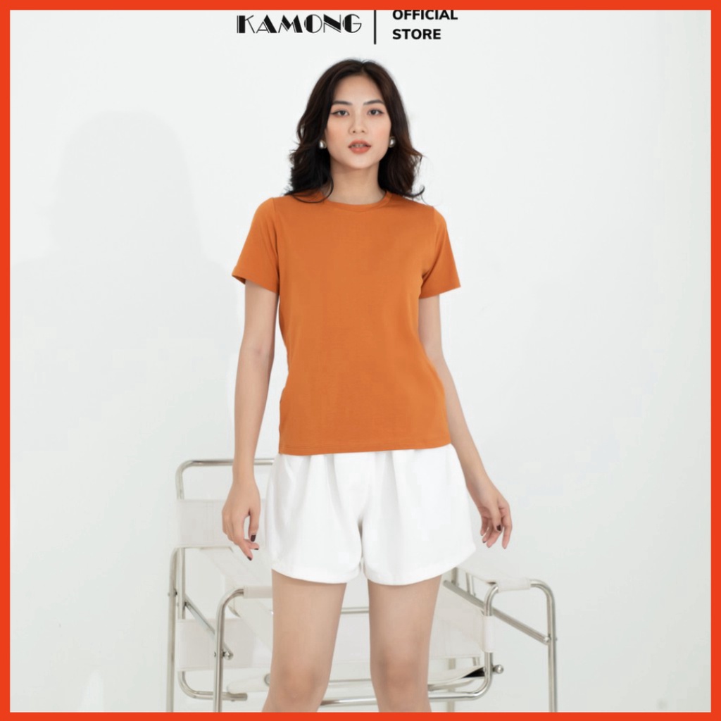Áo thun nữ cổ tròn tay ngắn UNIE vải cotton 100% cao cấp loại 1