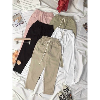 Quần lưng thun baggy 9 tấc