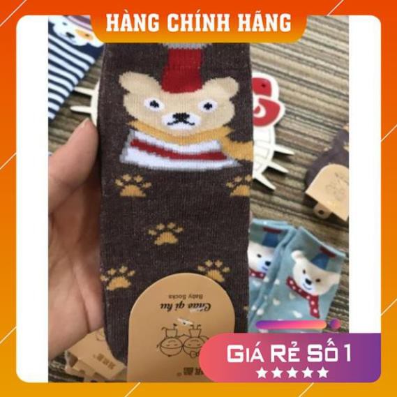 Set 10 đôi tất cổ cao hình con vật đáng yêu có size cho bé 1-13 tuổi mã 9007 - Video+ảnh thật