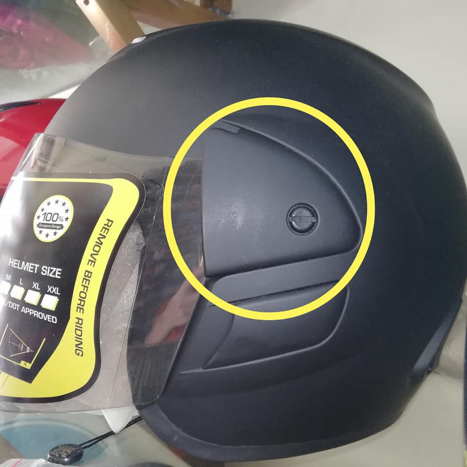 Combo Kính mũ bảo hiểm Royal M01 + ốp kính  - Lắp được mũ Asia MT119, Honda 3/4