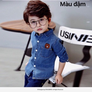Áo sơmi bé trai